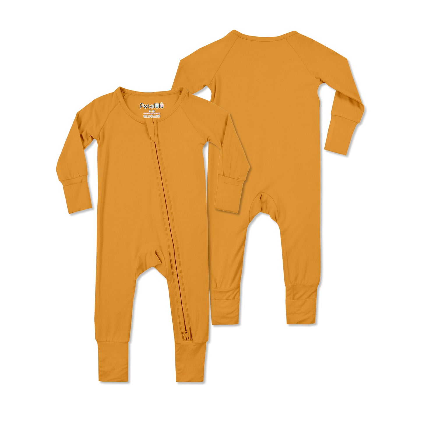 Bamboo Fiber Infant Creeper Zipper Bodysuit