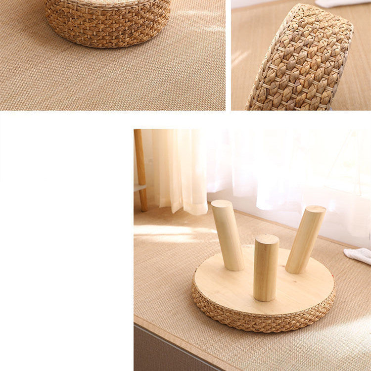 Hand Woven Rattan Round Bay Window Coffee Table