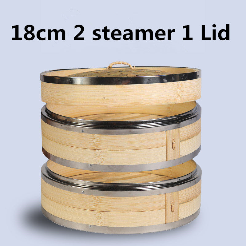 Bamboo steamer - dine with nature