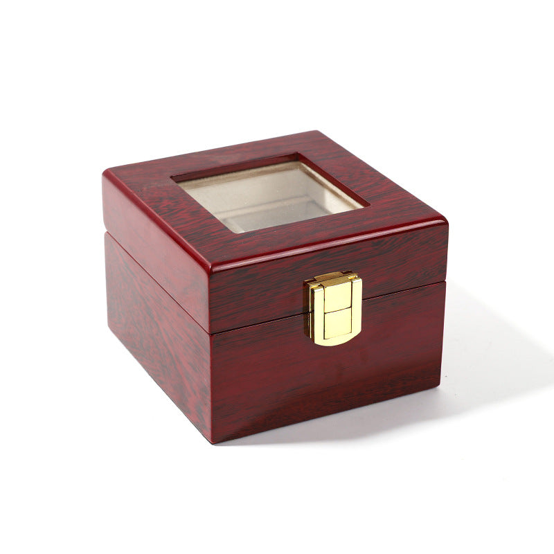 Elegant wooden watch box cherry