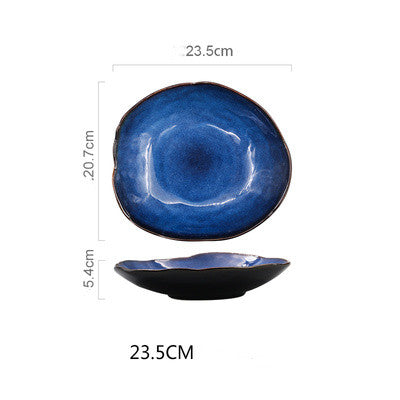 Creative Edges Ceramic Kiln Glazed Plates