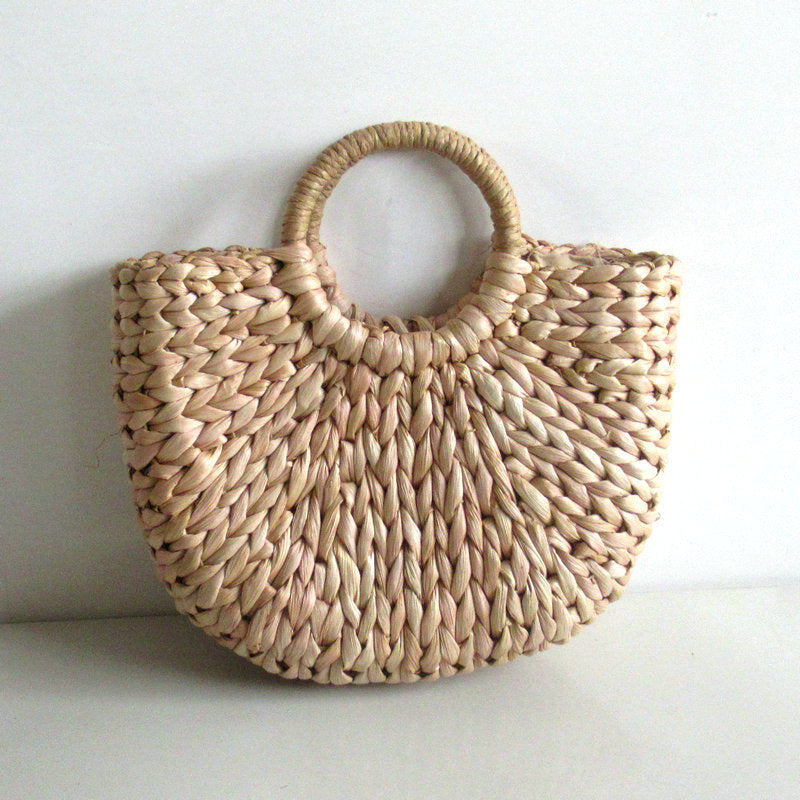 Hand Woven Bamboo Oval Bags