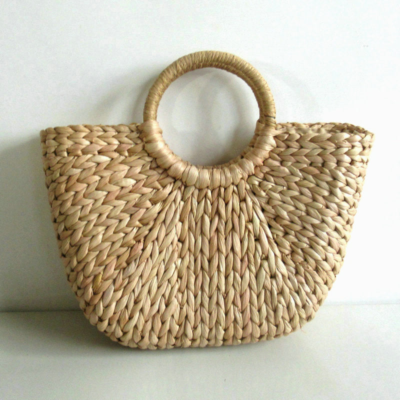 Hand Woven Bamboo Oval Bags