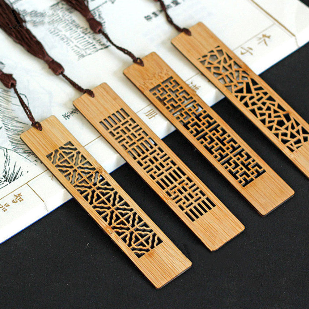 Novel Meilan Hollow Bamboo Bookmark