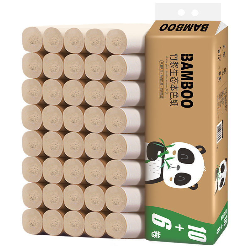 64 Rolls Of Toilet Paper Made Of Bamboo Pulp