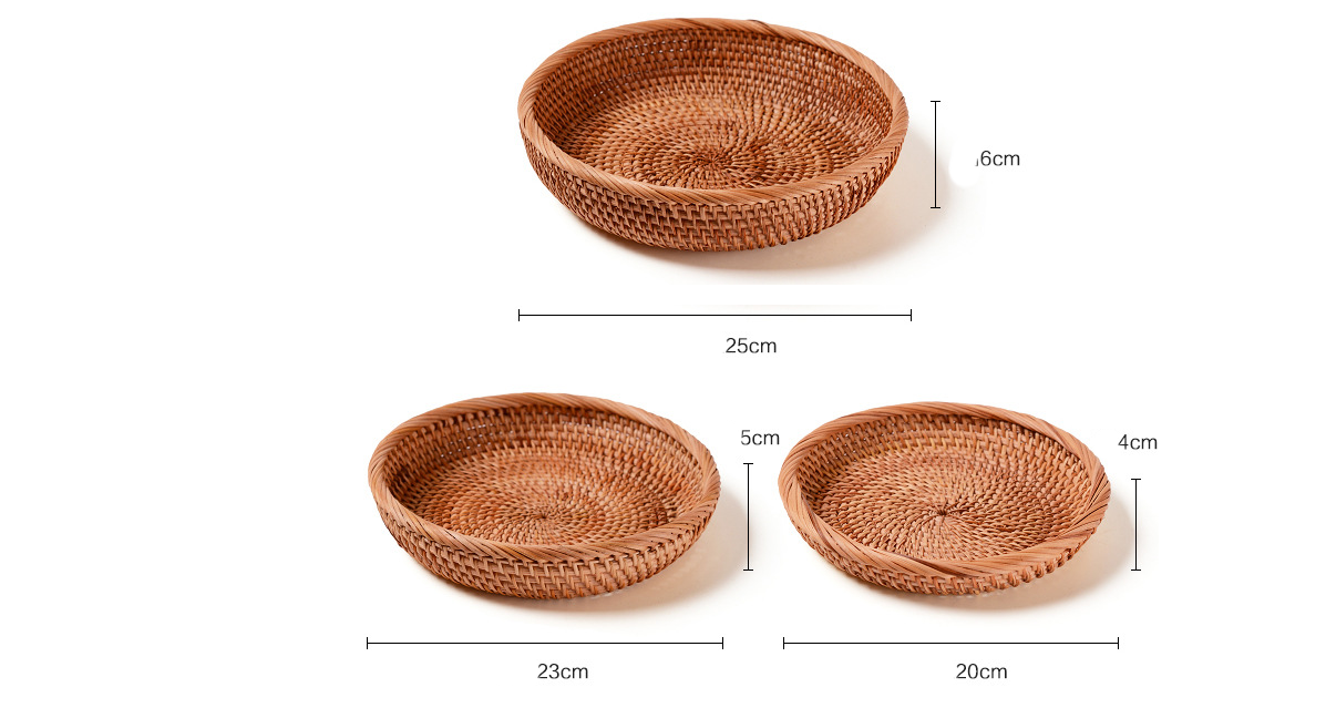 Vietnam Hand Woven Rattan Storage Basket