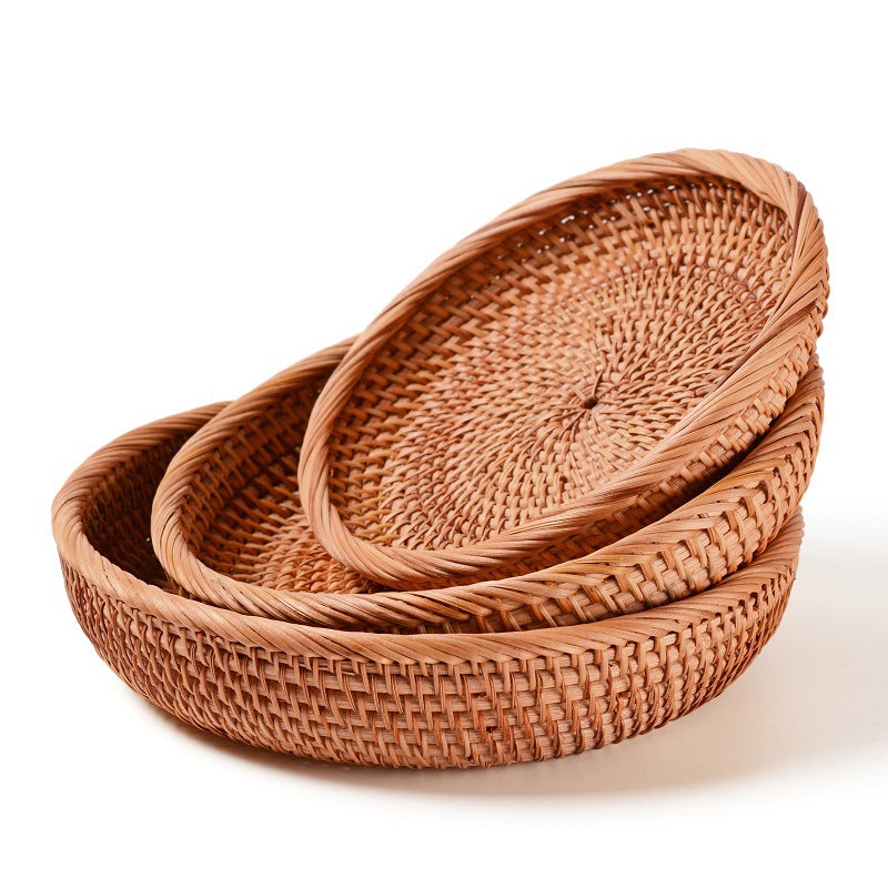 Vietnam Hand Woven Rattan Storage Basket