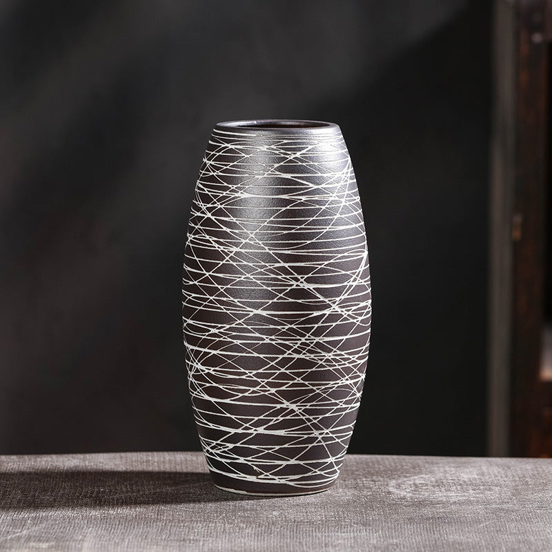 Exquisite Lines Ceramic Vase Collection