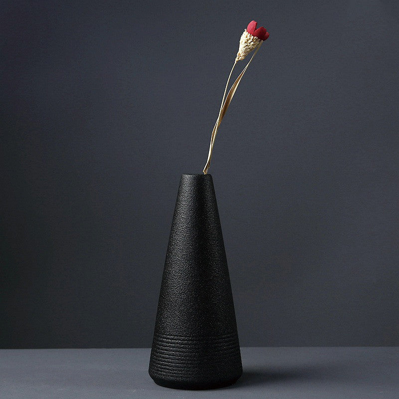 Creative Onyx Noir Ceramic Vases