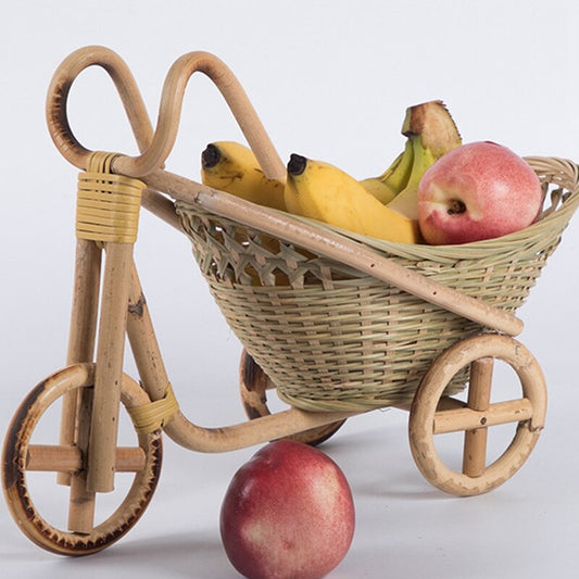 Bamboo Decorative Fruit Basket