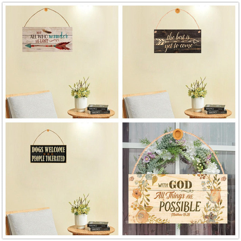 Decorative sign & message boards