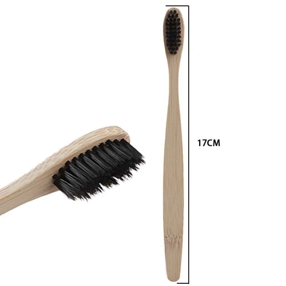 Bamboo toothbrushes - 10 pack