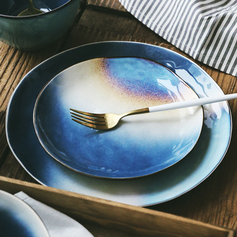 Dreamy Variations Glazed Ceramic Plate