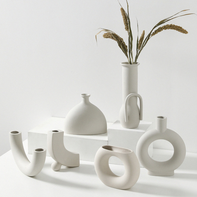 Nordic Art Ceramic Vases