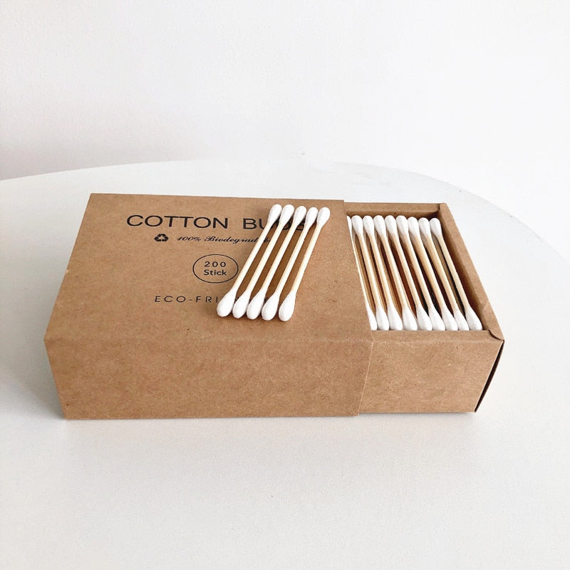 Softest Cotton swabs made of bamboo sticks