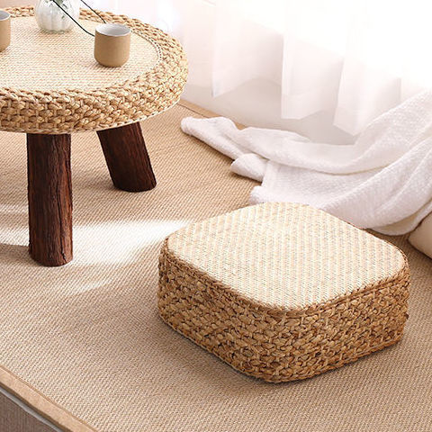 Hand Woven Rattan Round Bay Window Coffee Table