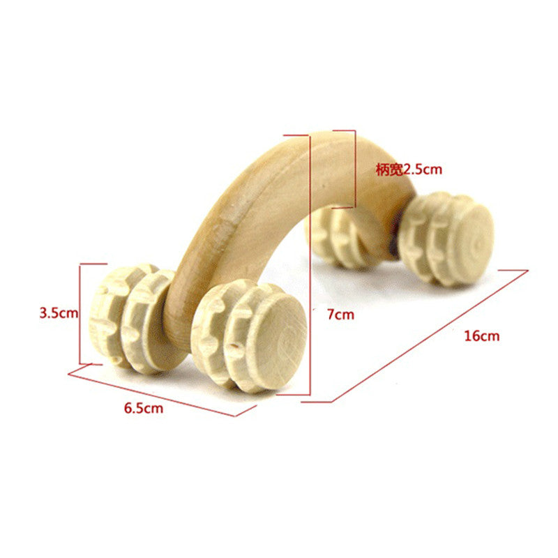 Solid wood Roller Massager