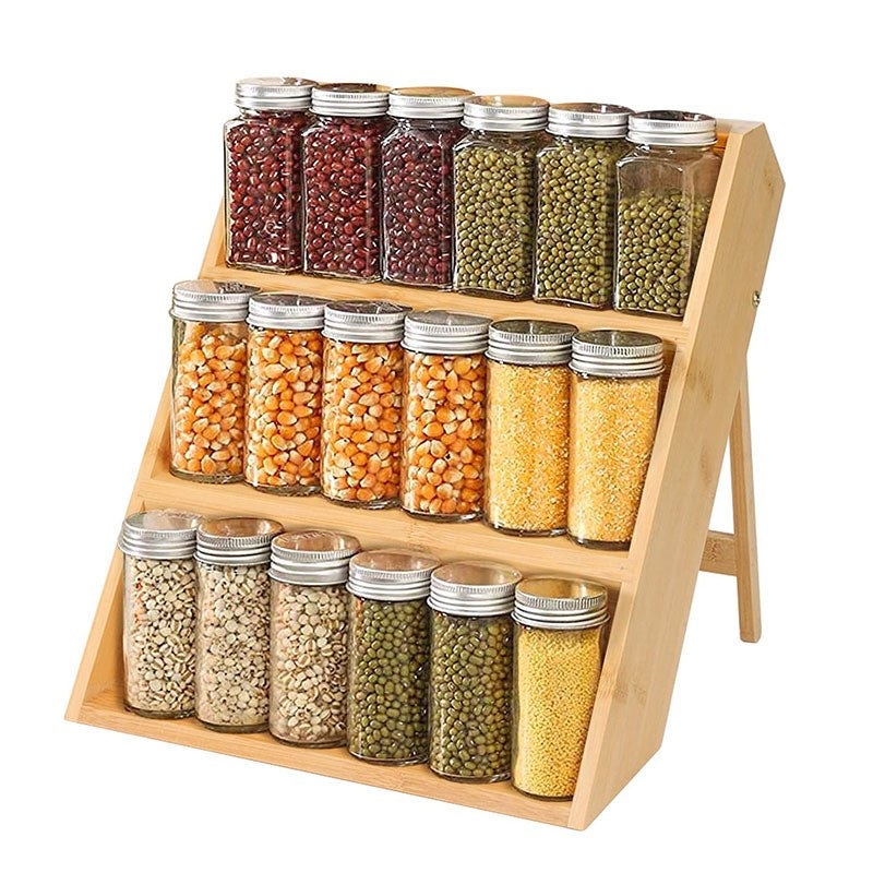 Bamboo Spice Countertop Storage Rack