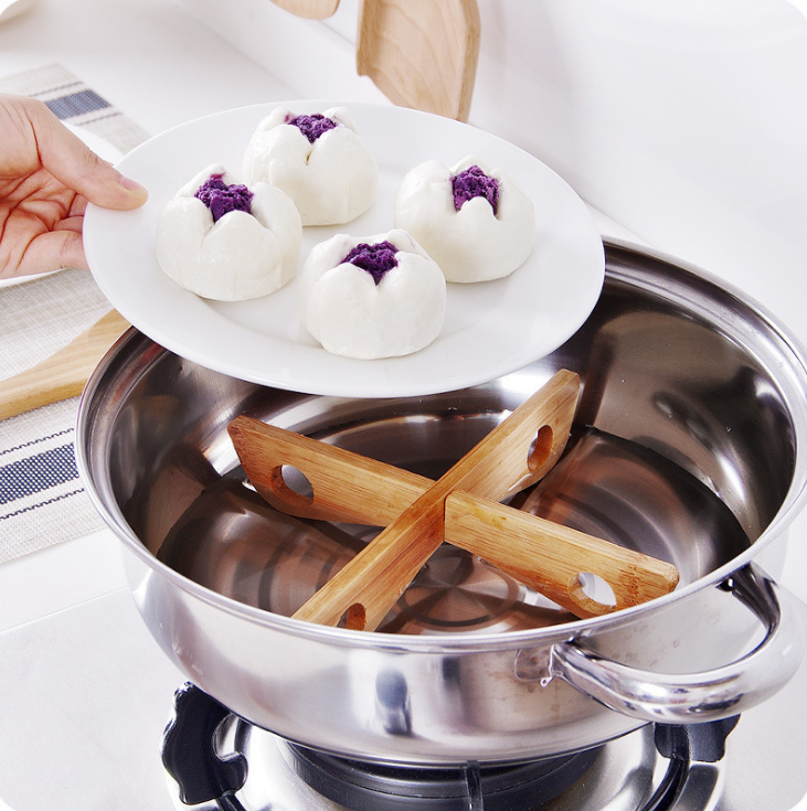 Kitchen Utensils Placement Made of Bamboo