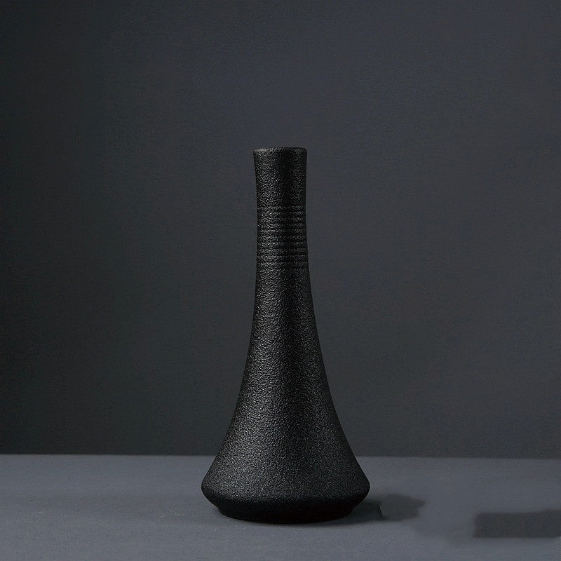 Creative Onyx Noir Ceramic Vases