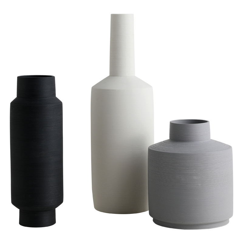 Nordic Style Clean Lines Ceramic Vase