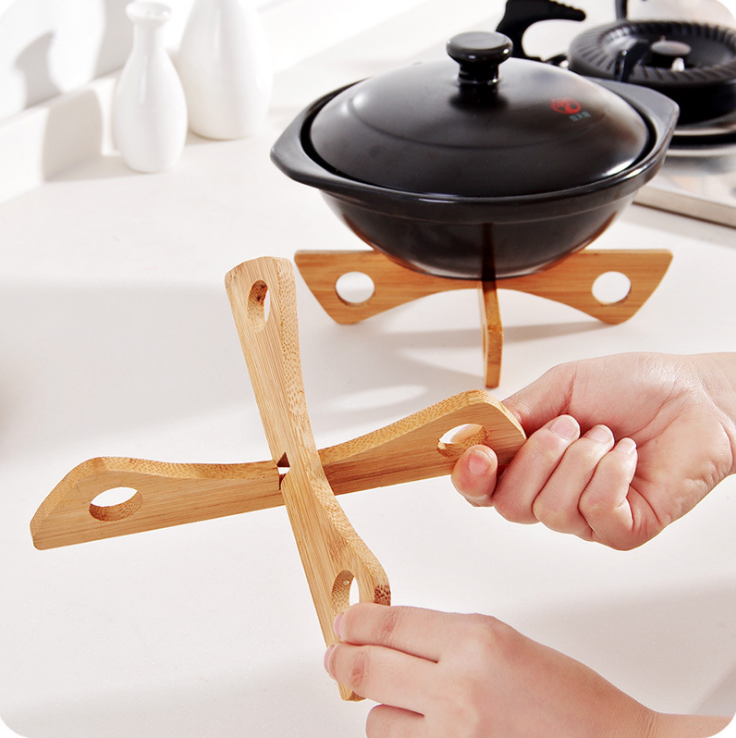 Kitchen Utensils Placement Made of Bamboo