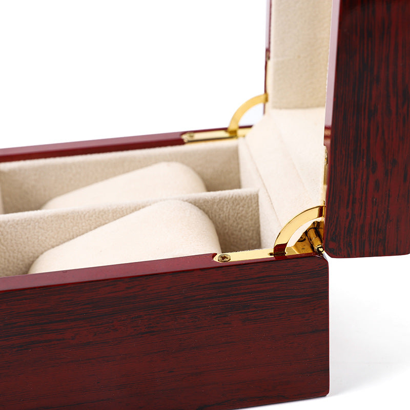 Elegant wooden watch box cherry