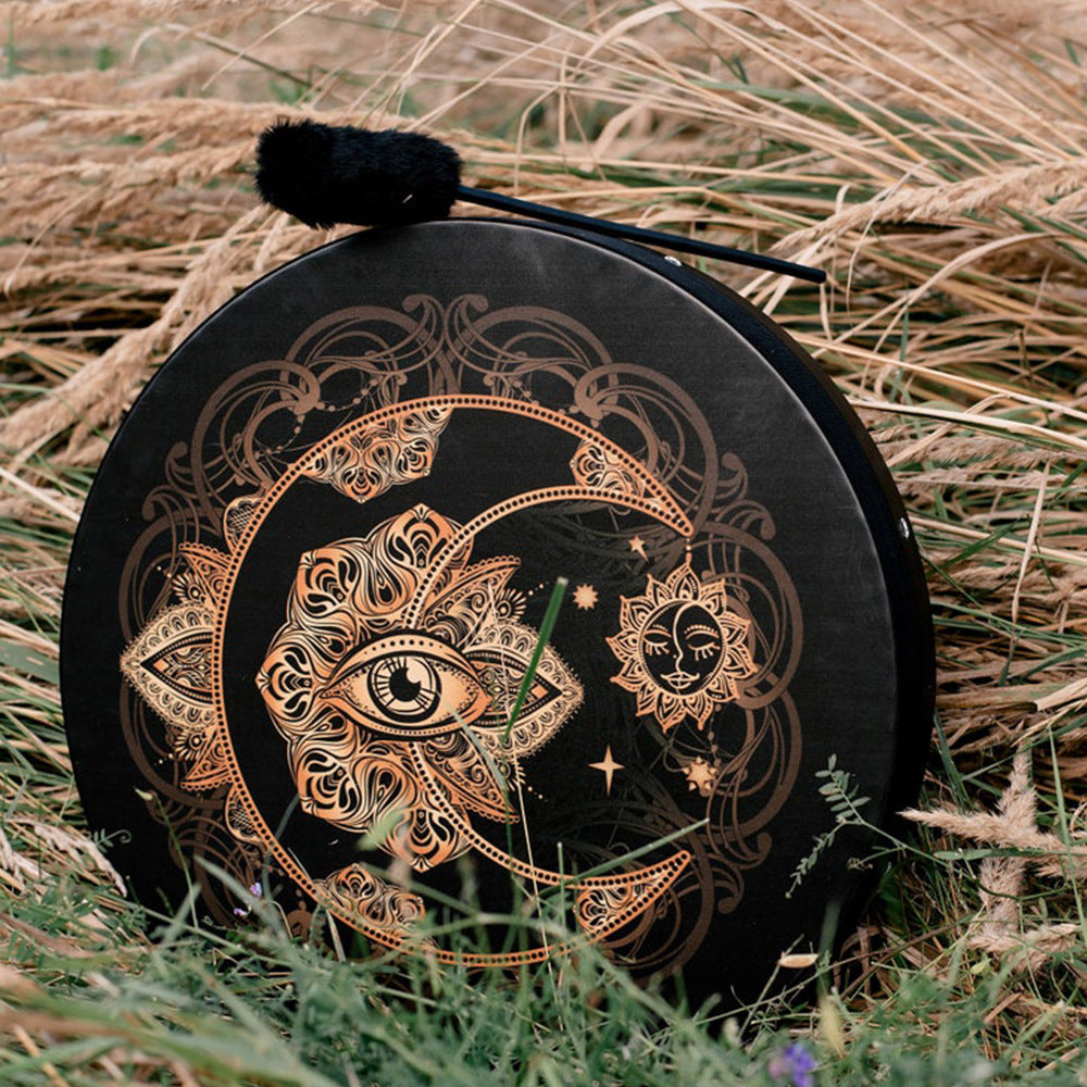 Alchemy Moon Drum - Healing Tool (VEGAN SHAMAN DRUM)