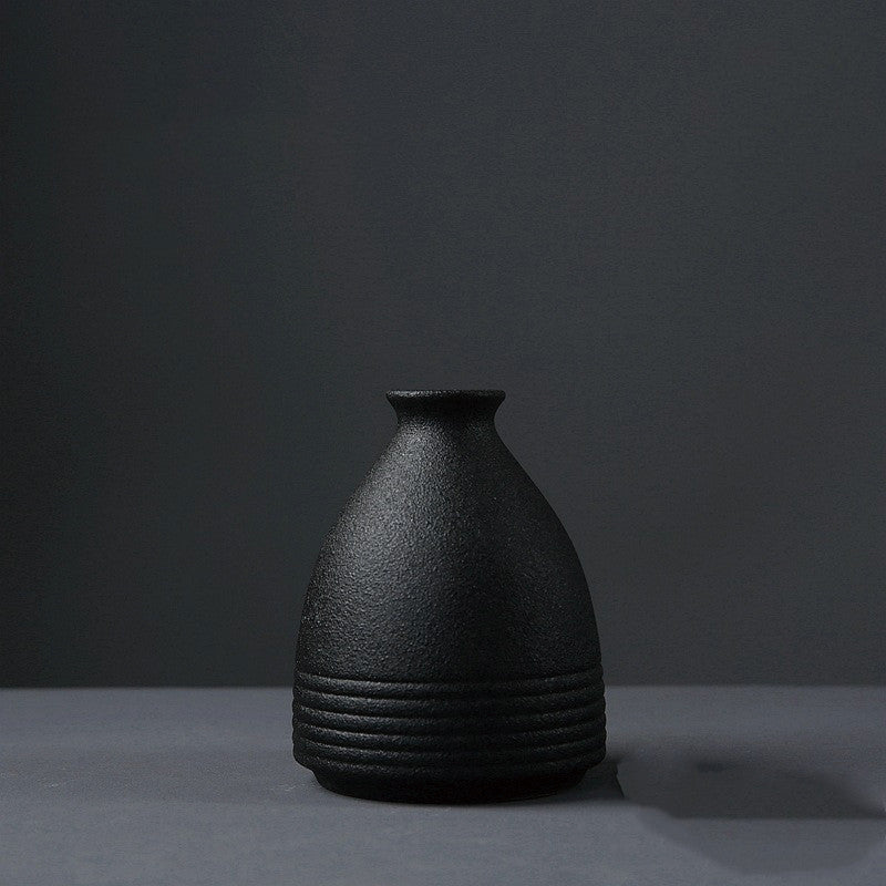 Creative Onyx Noir Ceramic Vases