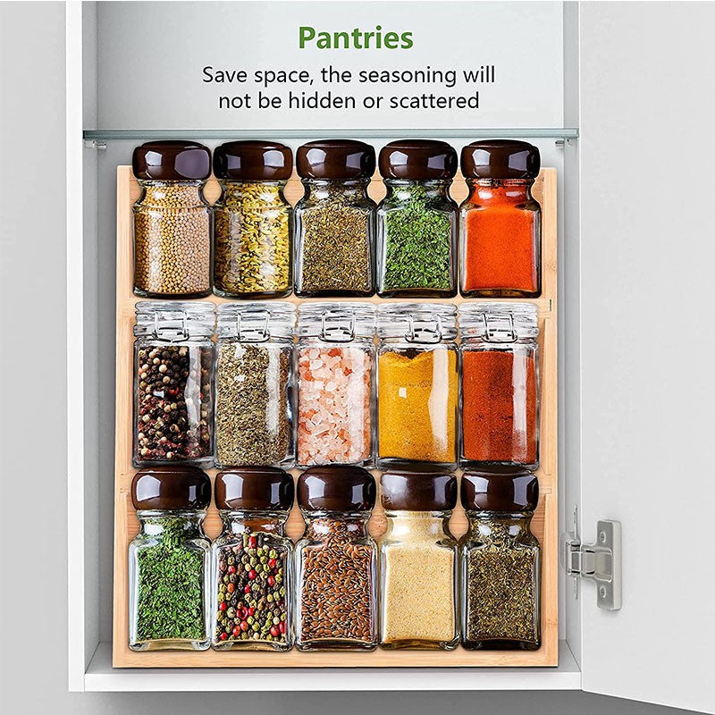 Bamboo Spice Countertop Storage Rack