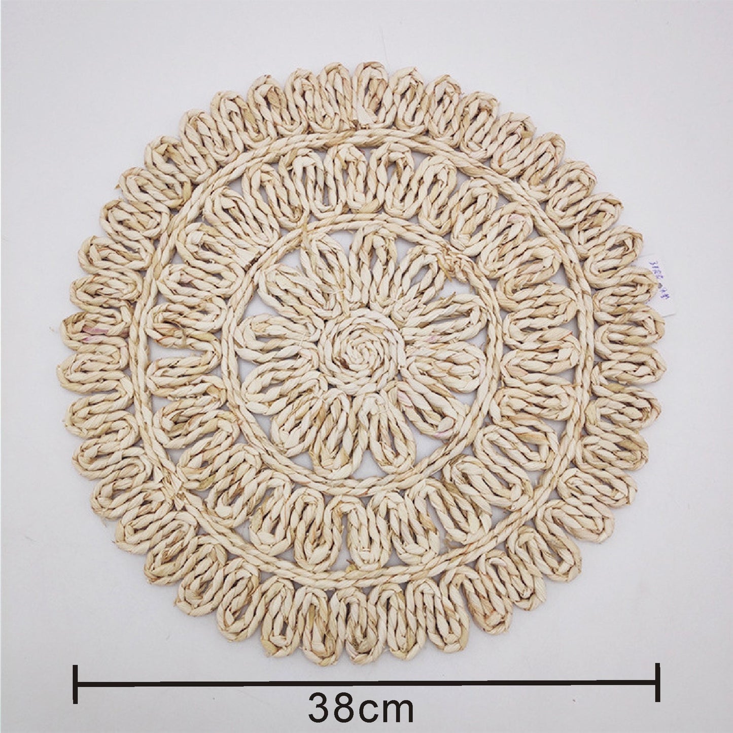 Nordic style hand made rattan wall decor