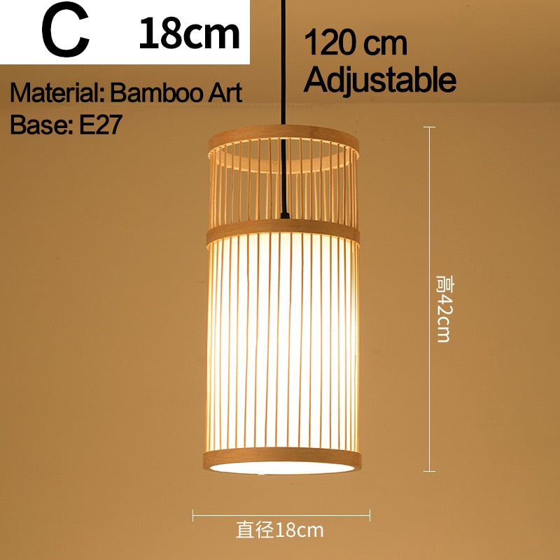 Hand Woven Bamboo Artistic Chandeliers & Pendant lights