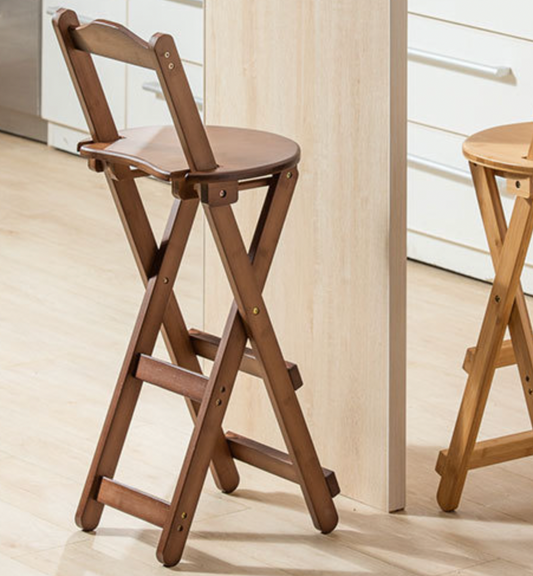 Bamboo wood designer foldable dining high chairs