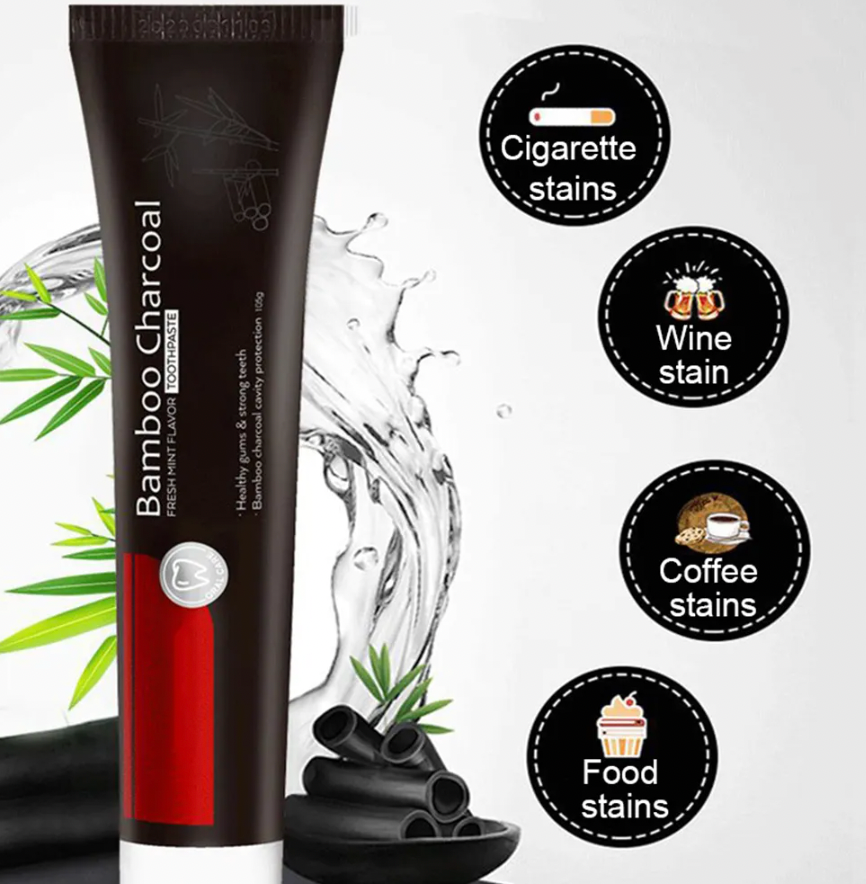 105g Bamboo Charcoal Toothpaste with activated carbon