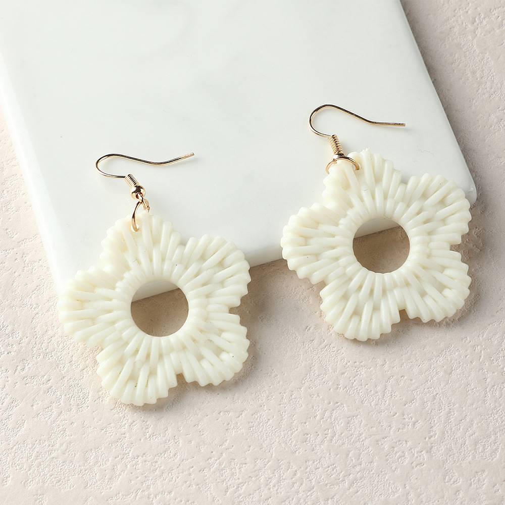 Temperament Exclusive Rattan Hand Made Earrings