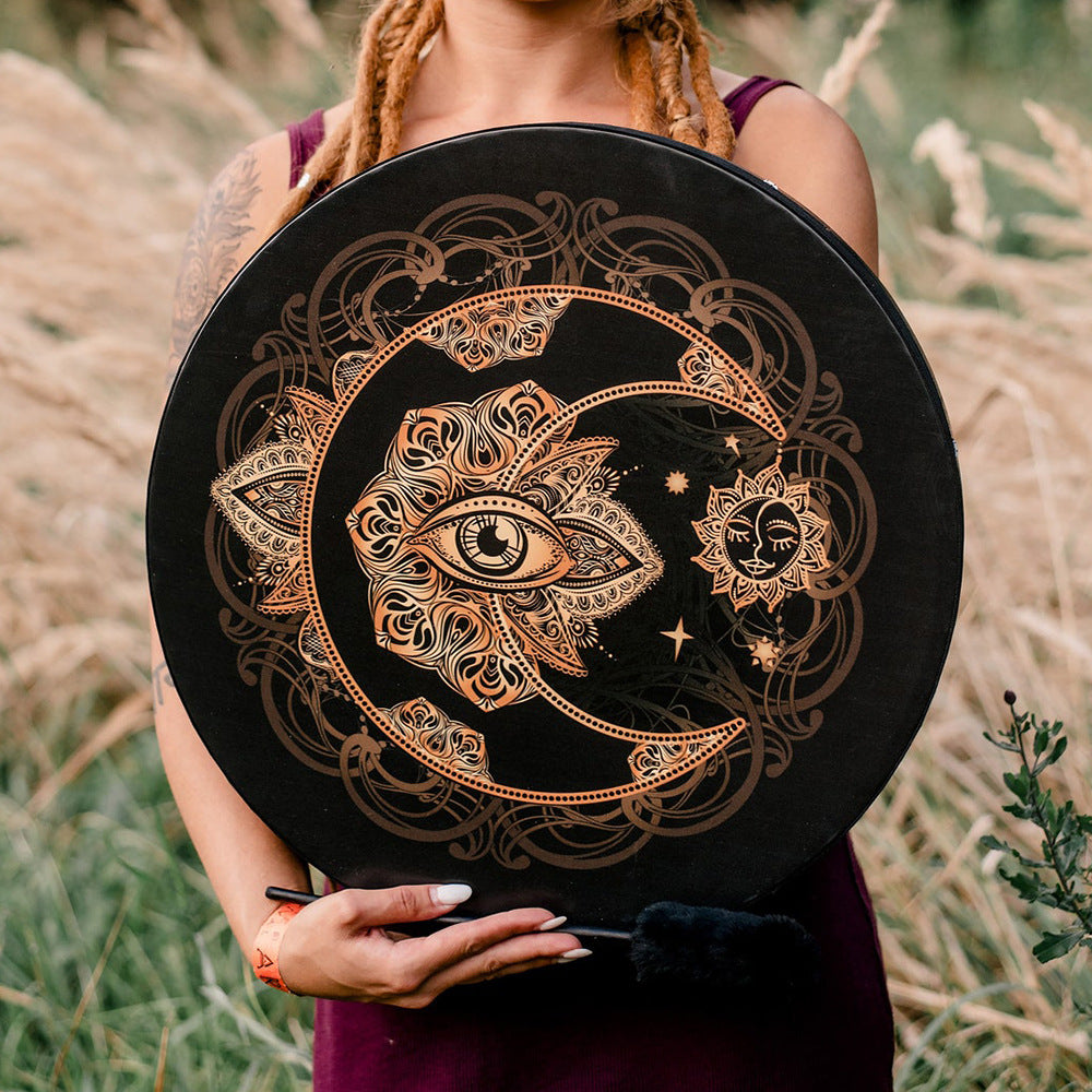 Alchemy Moon Drum - Healing Tool (VEGAN SHAMAN DRUM)