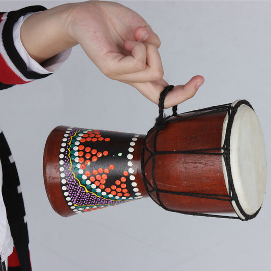 Walnut Wood African Tambourine for beginners