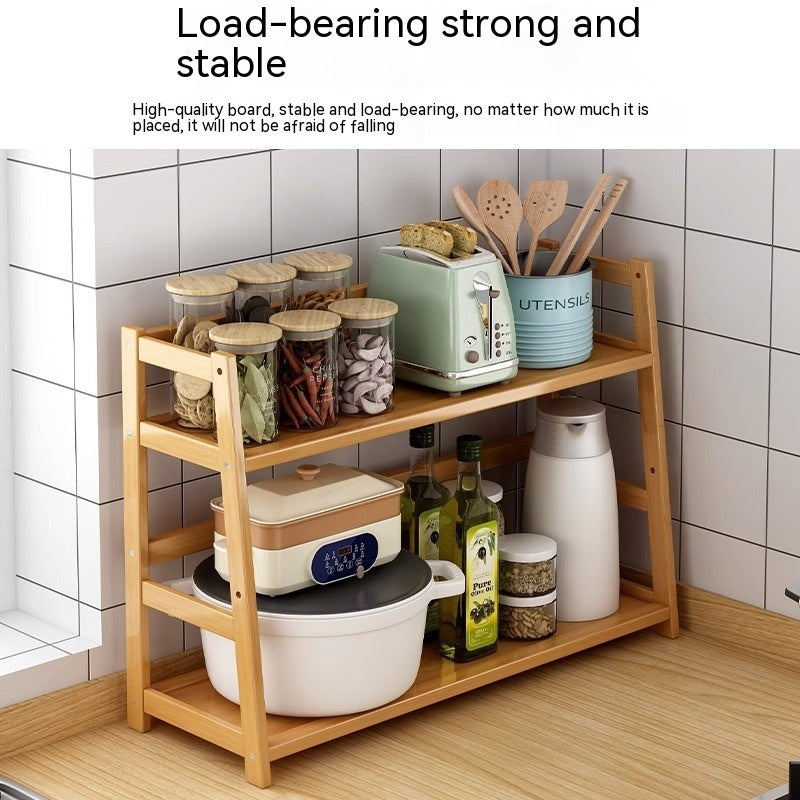 Bamboo Multipurpose Additional Storage Rack