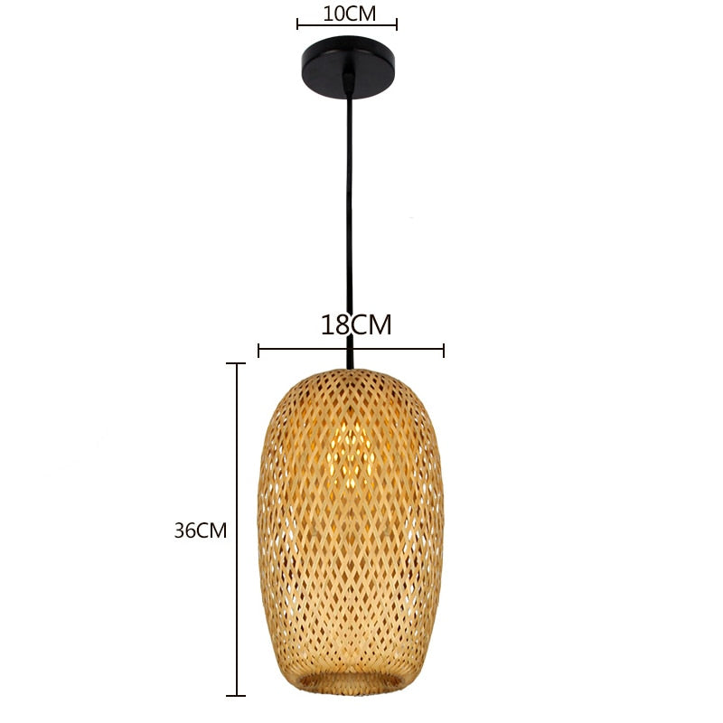 Hand Woven Bamboo Artistic Chandeliers & Pendant lights