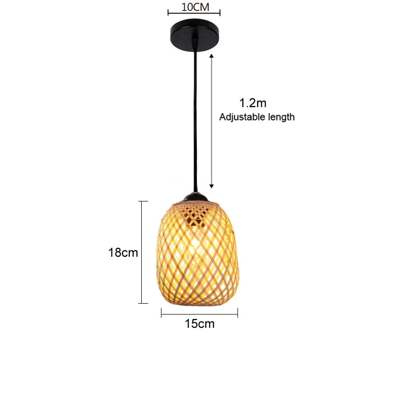 Hand Woven Bamboo Artistic Chandeliers & Pendant lights