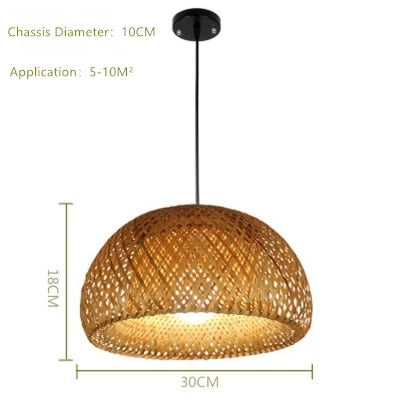 Hand Woven Bamboo Artistic Chandeliers & Pendant lights