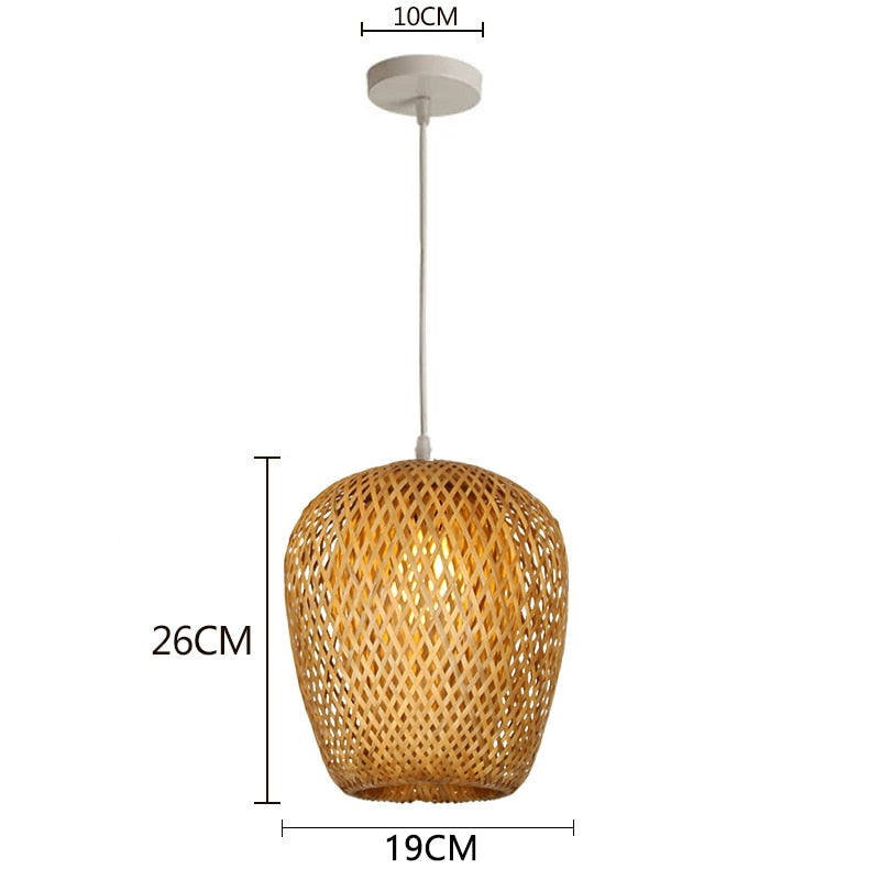 Hand Woven Bamboo Artistic Chandeliers & Pendant lights