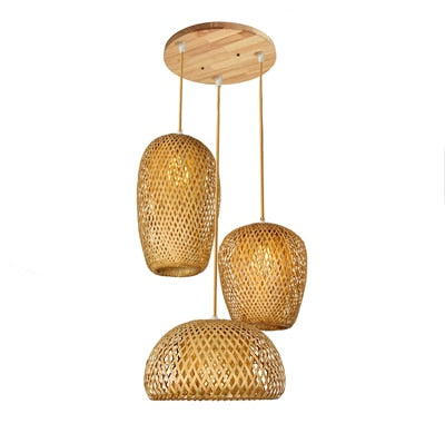 Hand Woven Bamboo Artistic Chandeliers & Pendant lights